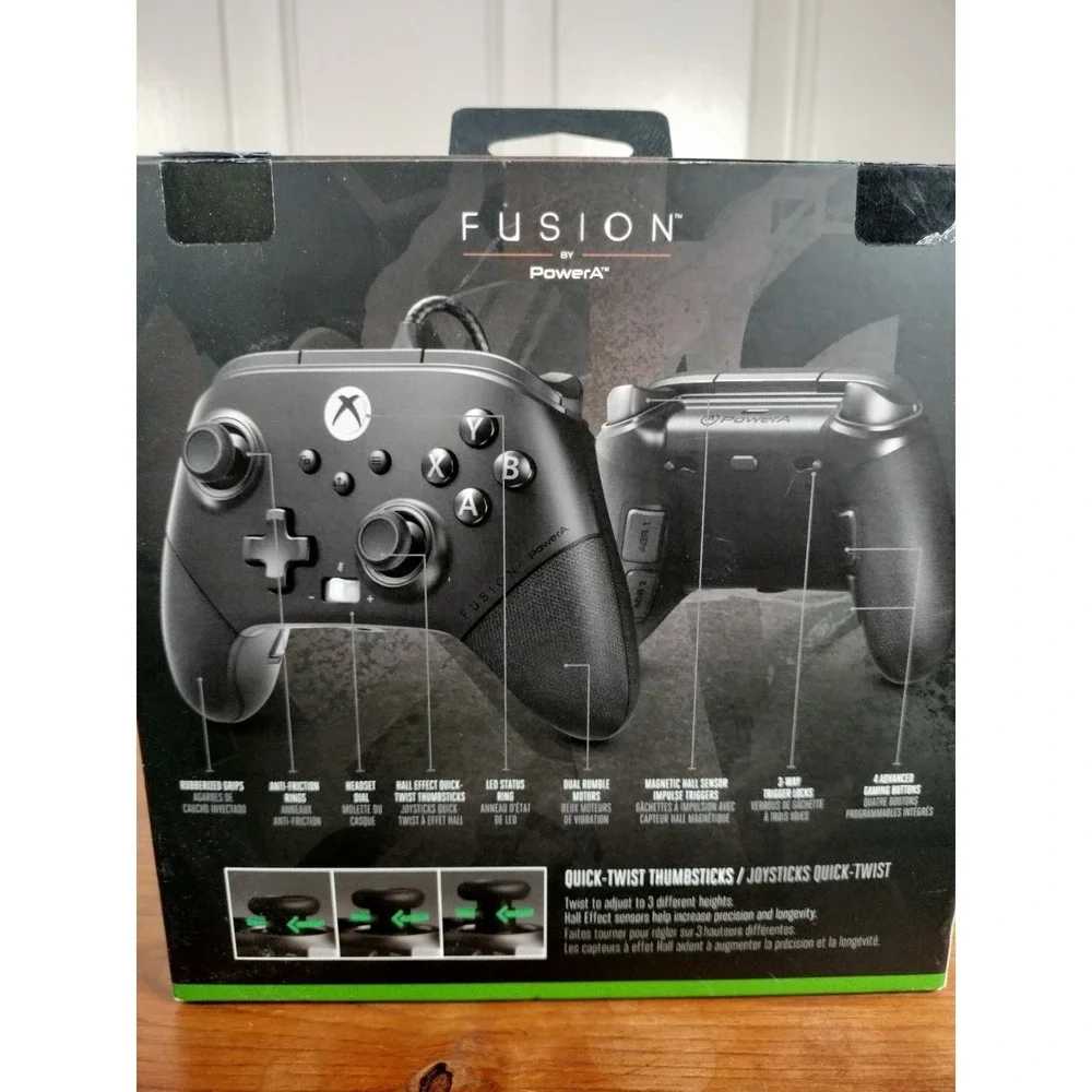New Open Box PowerA Fusion Pro 4 Wired Controller Xbox Series X|S PC Hall Effect
